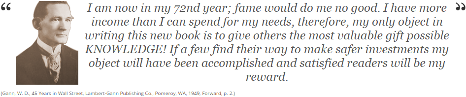 WD_Gann_Quote As Mr. Gann stated in the book’s Foreword.